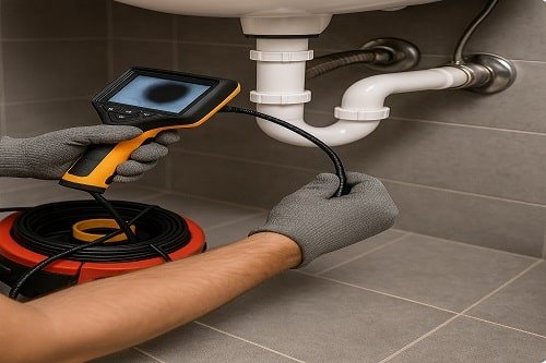 Inspection de canalisation par caméra
