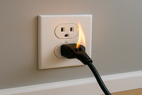 Prises électriques défectueuses