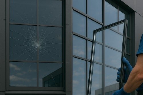 Remplacement sur mesure de double vitrage