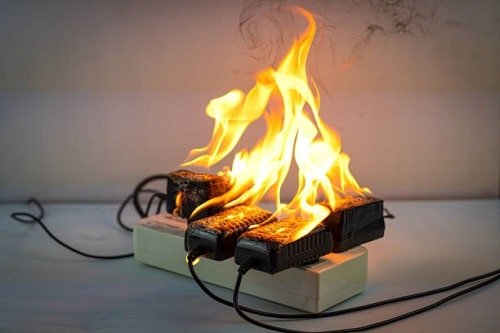 Surchauffe des circuits électriques